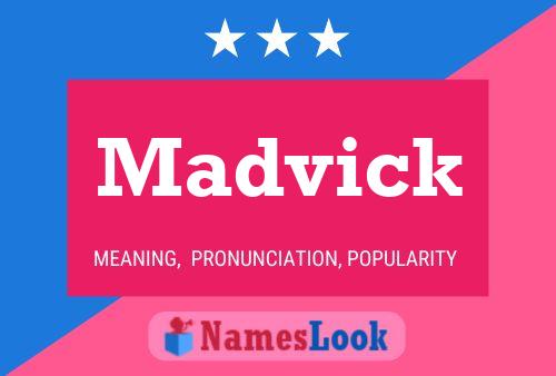 ملصق اسم Madvick