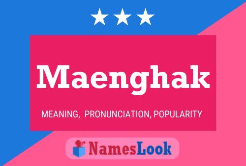 ملصق اسم Maenghak