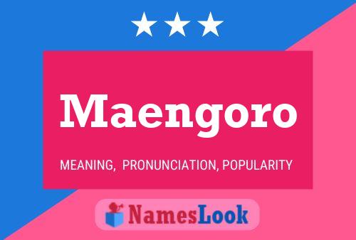 ملصق اسم Maengoro