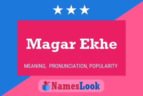 ملصق اسم Magar Ekhe