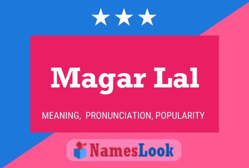 ملصق اسم Magar Lal