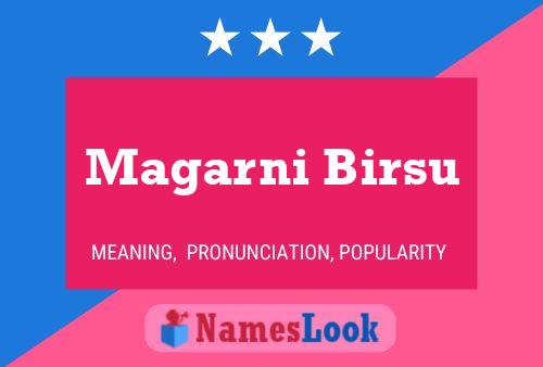 ملصق اسم Magarni Birsu