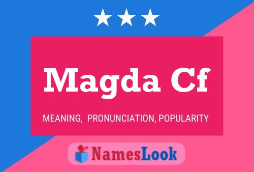 ملصق اسم Magda Cf