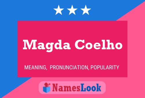 ملصق اسم Magda Coelho