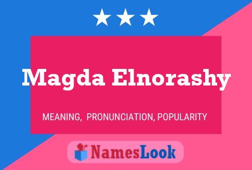 ملصق اسم Magda Elnorashy