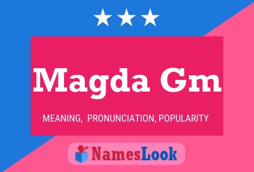 ملصق اسم Magda Gm