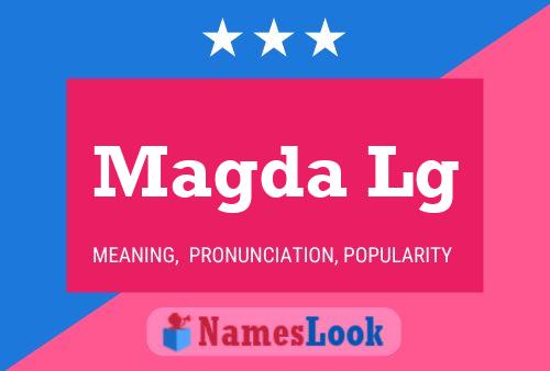 ملصق اسم Magda Lg