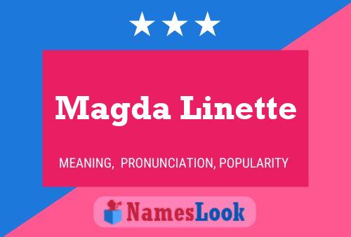 ملصق اسم Magda Linette