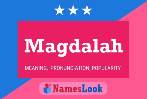 ملصق اسم Magdalah