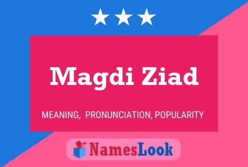 ملصق اسم Magdi Ziad