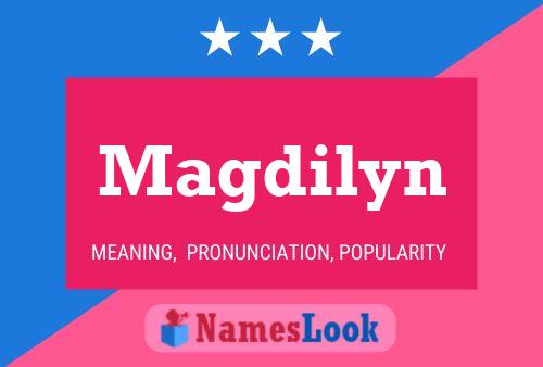 ملصق اسم Magdilyn