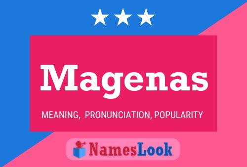 ملصق اسم Magenas