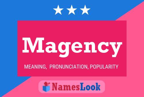 ملصق اسم Magency