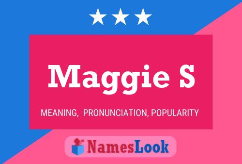 ملصق اسم Maggie S