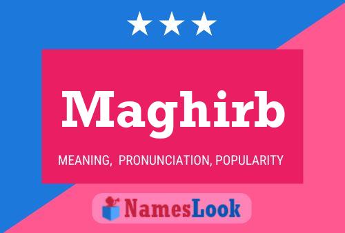 ملصق اسم Maghirb