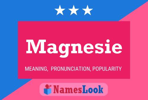 ملصق اسم Magnesie