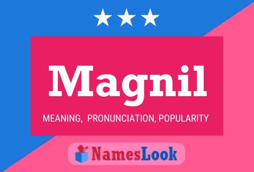 ملصق اسم Magnil