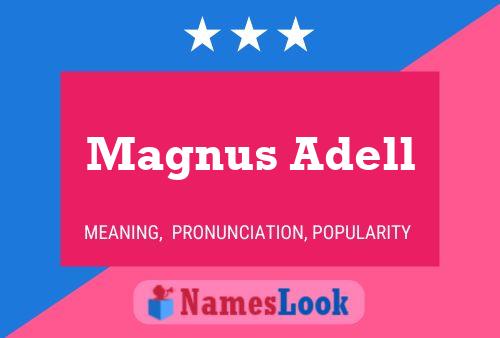 ملصق اسم Magnus Adell