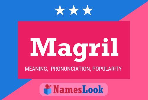 ملصق اسم Magril