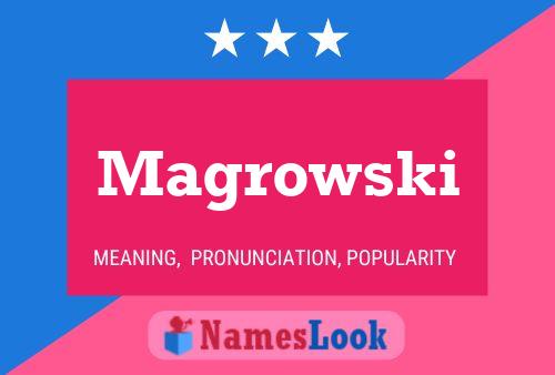 ملصق اسم Magrowski