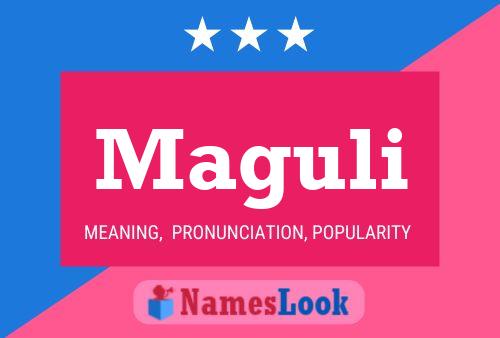 ملصق اسم Maguli