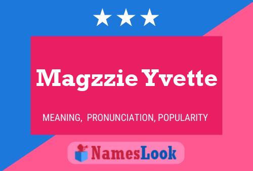 ملصق اسم Magzzie Yvette