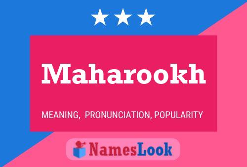 ملصق اسم Maharookh