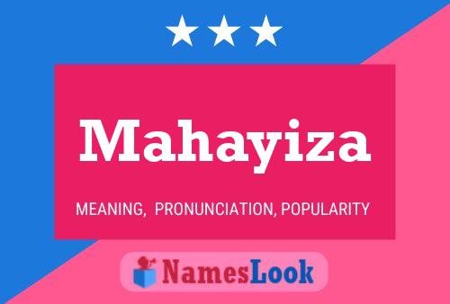 ملصق اسم Mahayiza