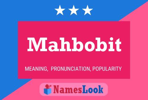 ملصق اسم Mahbobit