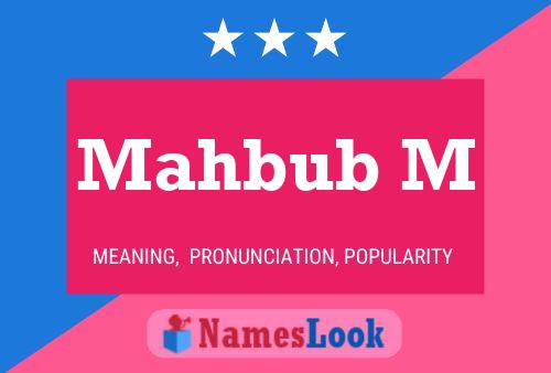 ملصق اسم Mahbub M