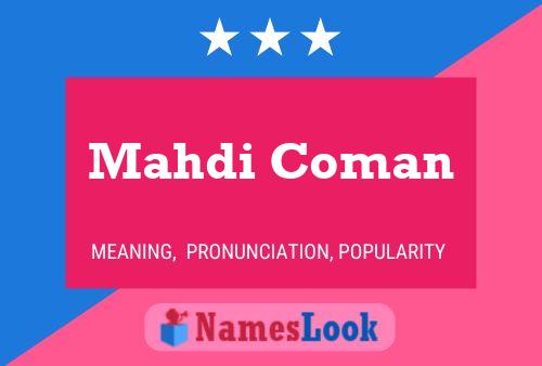 ملصق اسم Mahdi Coman