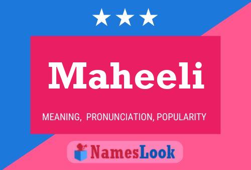 ملصق اسم Maheeli