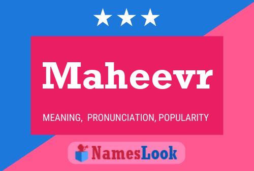 ملصق اسم Maheevr