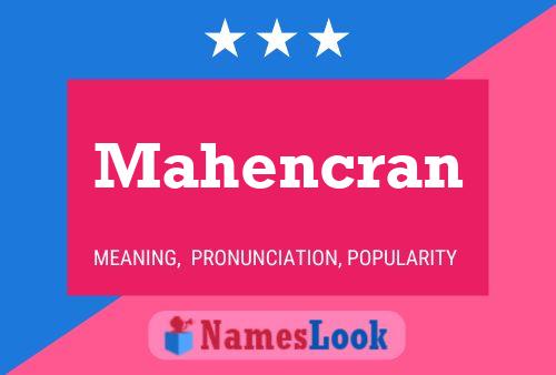 ملصق اسم Mahencran