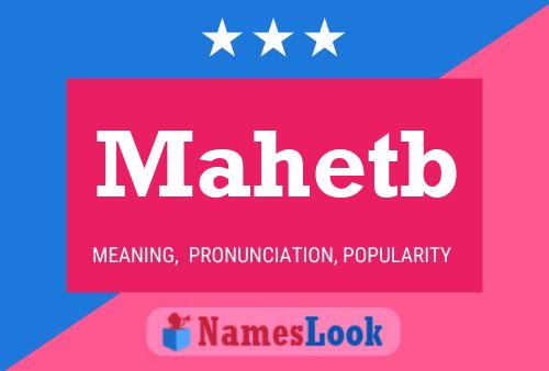 ملصق اسم Mahetb