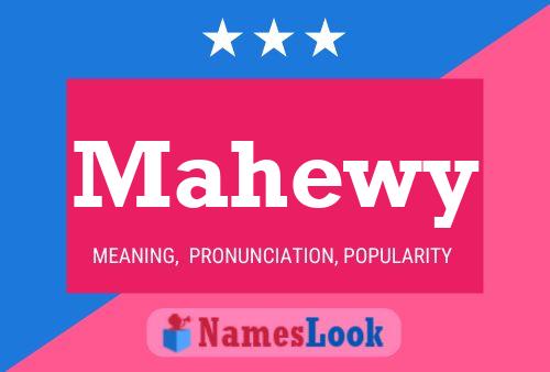 ملصق اسم Mahewy