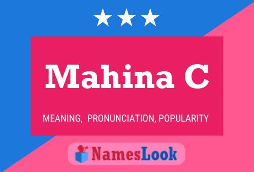 ملصق اسم Mahina C