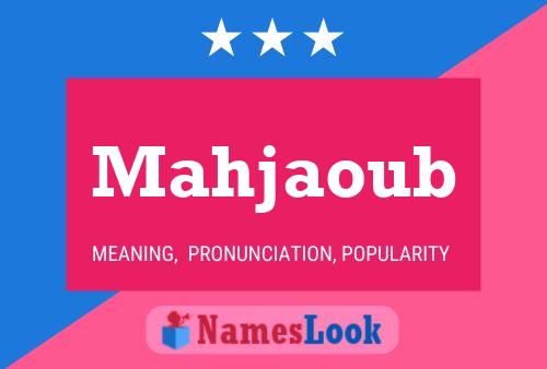 ملصق اسم Mahjaoub