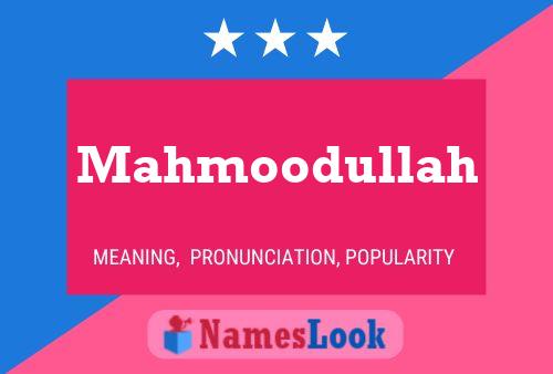 ملصق اسم Mahmoodullah