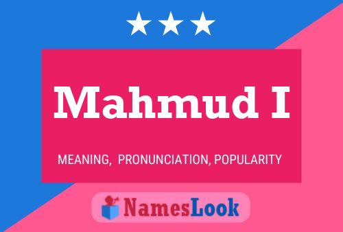 ملصق اسم Mahmud I