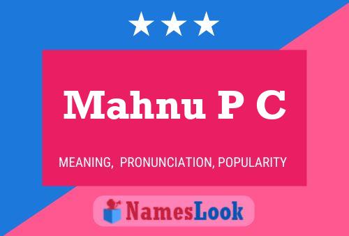 ملصق اسم Mahnu P C