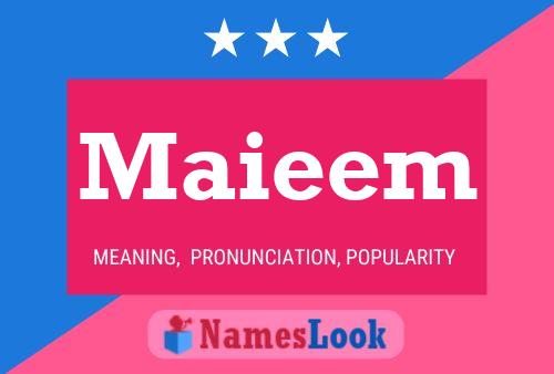 ملصق اسم Maieem