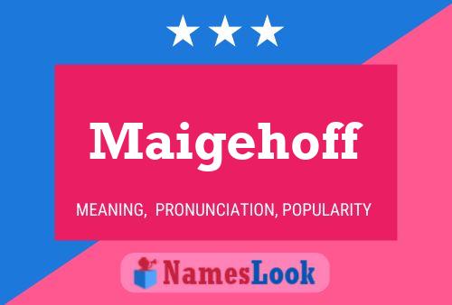 ملصق اسم Maigehoff