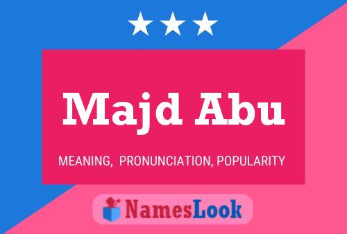 ملصق اسم Majd Abu