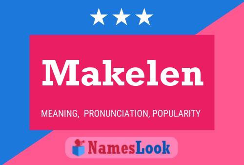 ملصق اسم Makelen