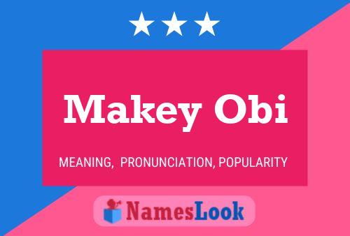 ملصق اسم Makey Obi