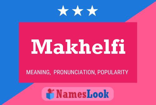 ملصق اسم Makhelfi