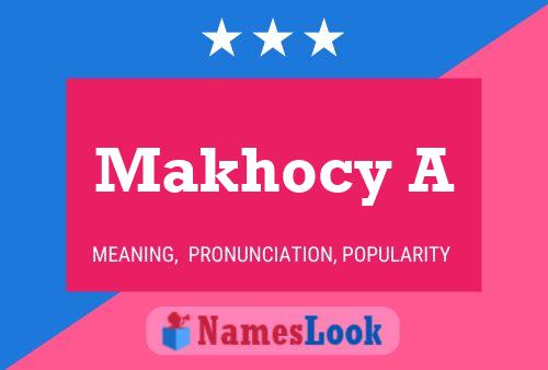 ملصق اسم Makhocy A