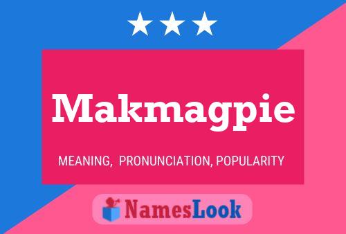 ملصق اسم Makmagpie