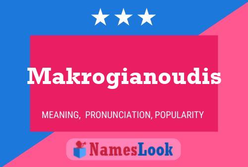 ملصق اسم Makrogianoudis